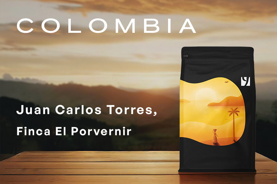 COLUMBIA Juan Carlos Torres, Finca El Porvernir, Le Champagne, Naturală/Anaerobă, 250g